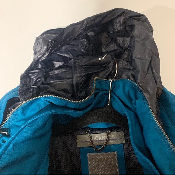 GEOX Respira Women's Teal Jacket - Size 2 - Picture 7 of 7